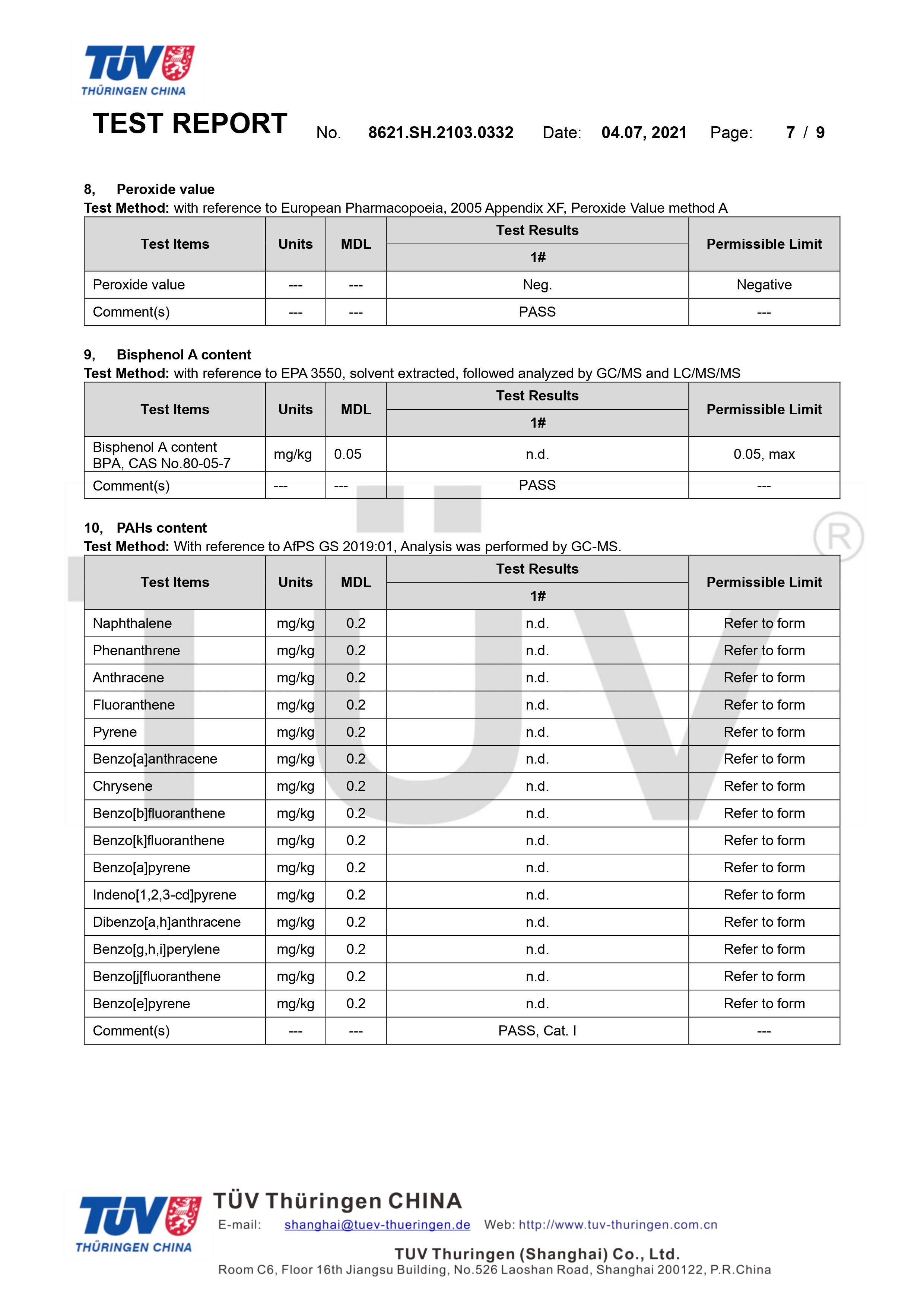 德國萊茵TUV環(huán)保袋食品接觸檢測(cè)(圖7)