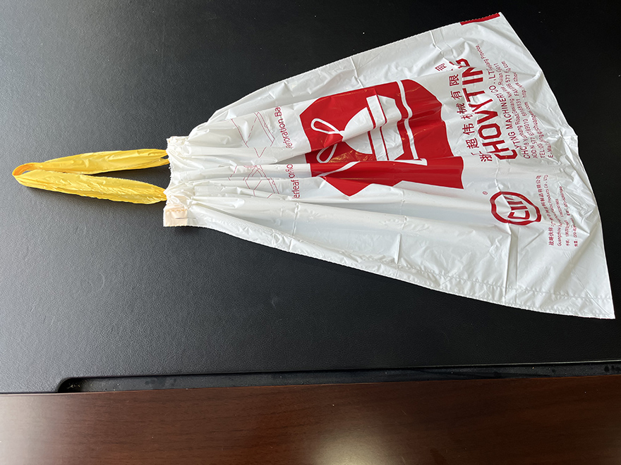 可降解拉繩束口手提袋（抽繩承重更強(qiáng)）